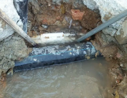 昌江测漏水之水管漏水